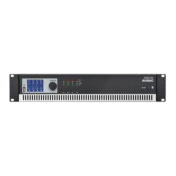 AUDAC SMQ User Manual