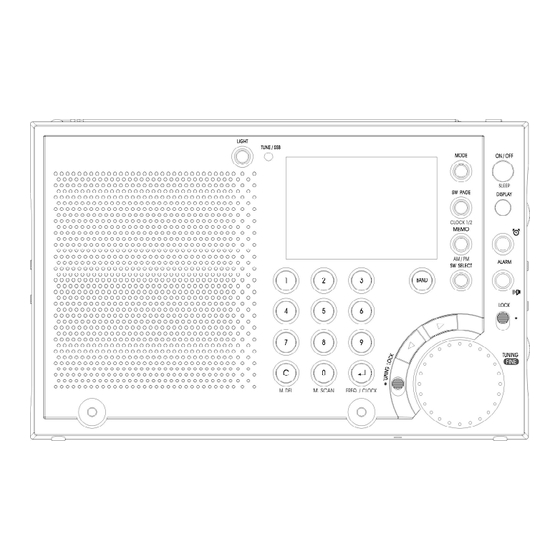 Sangean ProTravel PT-80 Operating Instructions Manual