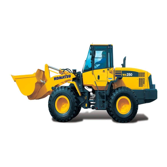 Komatsu WA250-6 Operation & Maintenance Manual
