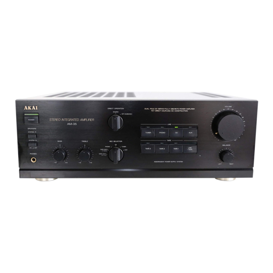 Akai AN-35 Service Manual