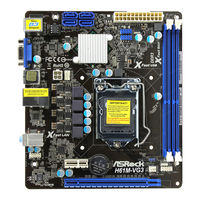 ASRock H61M-VG3 Quick Installation Manual