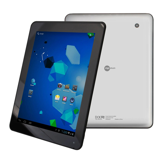 mpman MP959 Internet Tablet 8GB Manuals