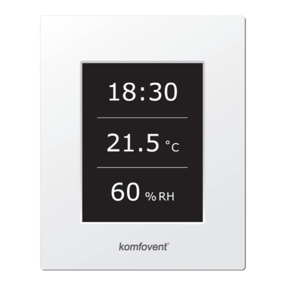 Komfovent C4.1 Installation And Operation Manual