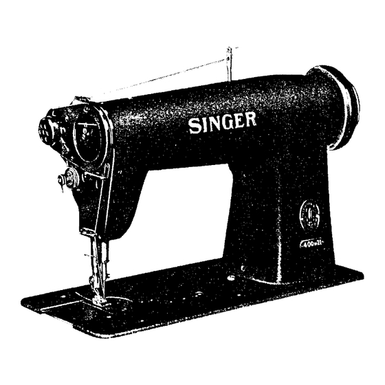 Singer 400w21 List Of Parts