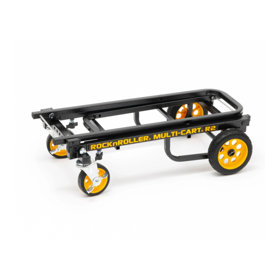 RockNRoller MULTI-CART R2RT Quick Start Manual