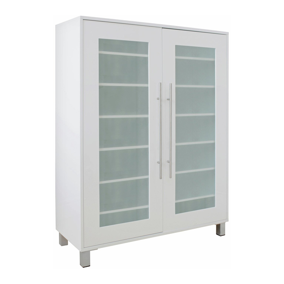 User Manuals: Argos Lydiard Gloss 2008952 Shoe Cabinet