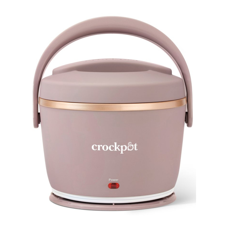 Crock-Pot Lunch Crock CPSCLC20-N4 - Food Warmer Manual