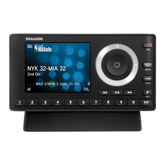 Sirius XM RAdio SXPL1H1 User Manual