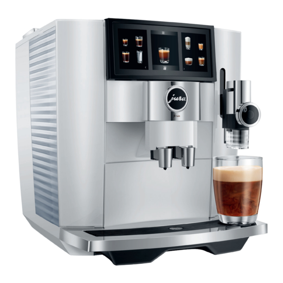 Jura J8 twin Instructions For Use Manual