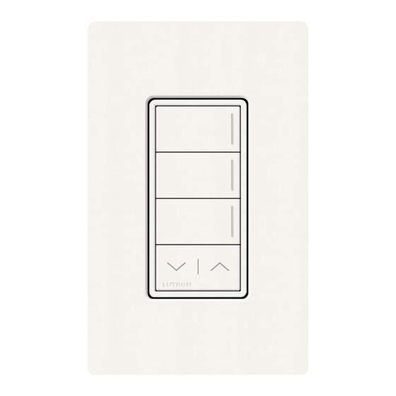 Lutron Electronics RadioRA 3 Manuals