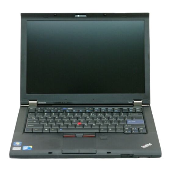 Lenovo ThinkPad T410 Manuals