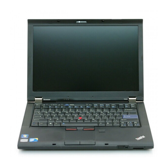 Lenovo ThinkPad T410 Troubleshooting Manual