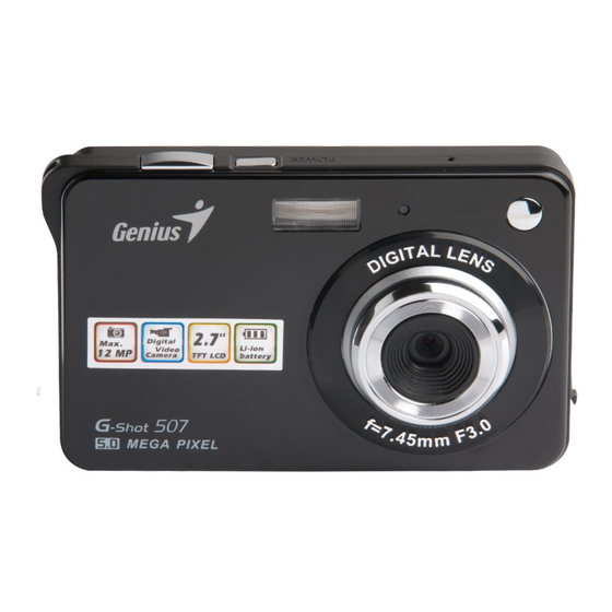 User Manuals: Genius Digital Camera Compact