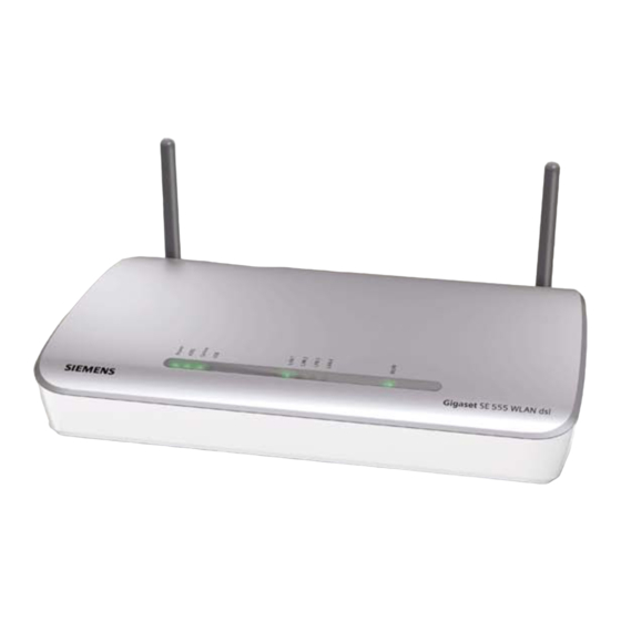 Gigaset  SE555 WLAN dsl First Steps