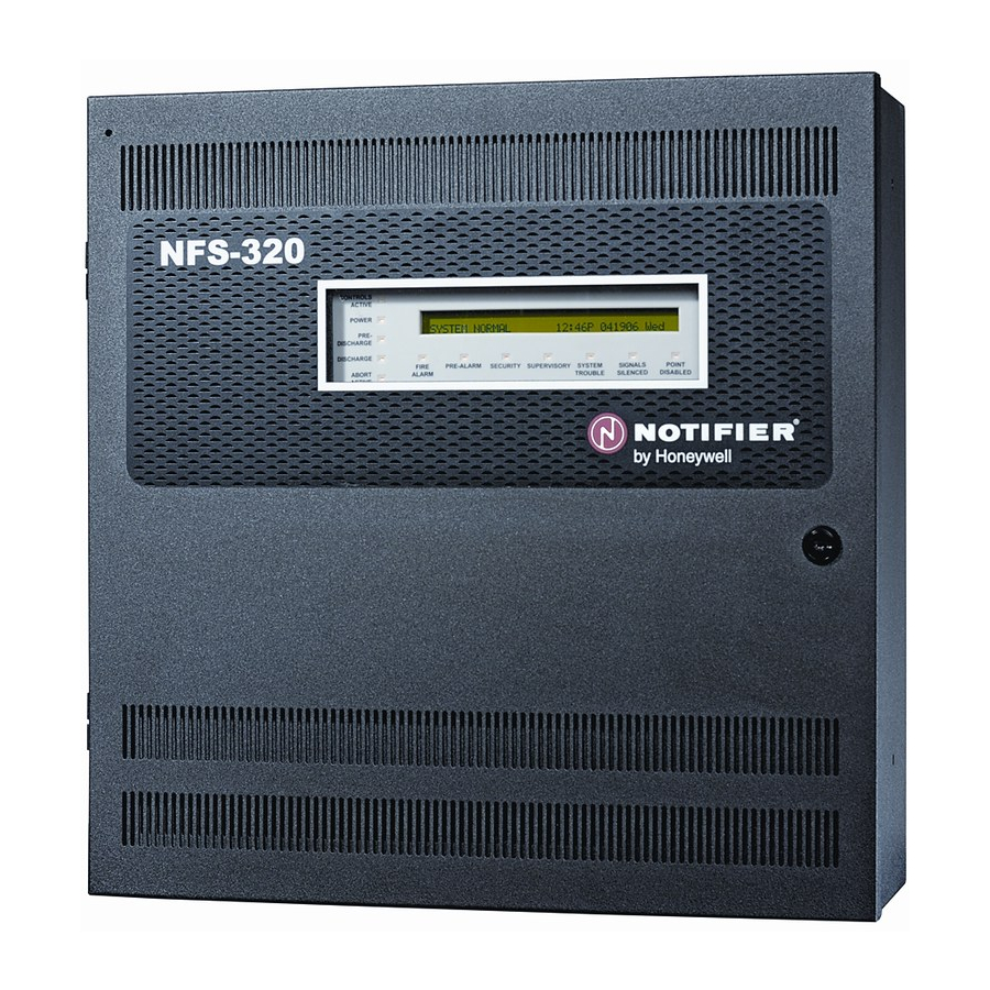 Notifier NFS-C Operation Manual