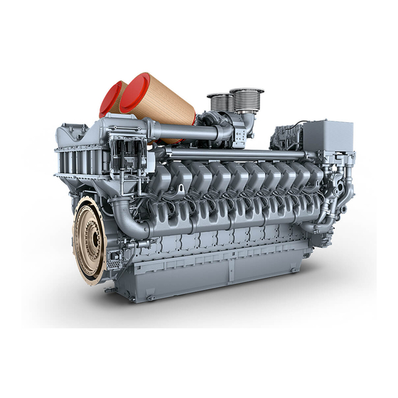 MTU 8 V 2000 M51A Operating Instructions Manual