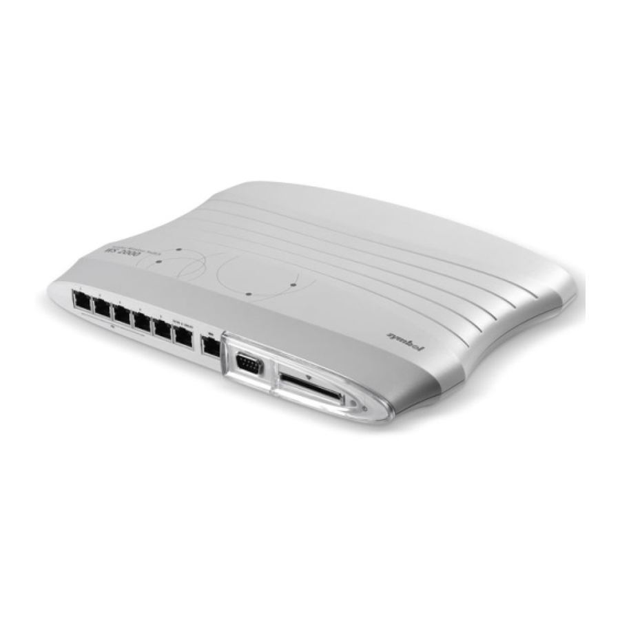 Symbol WS 2000 Quick Installation Manual
