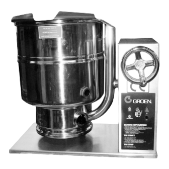 Groen TDBC-20 Operator's And Service Manual