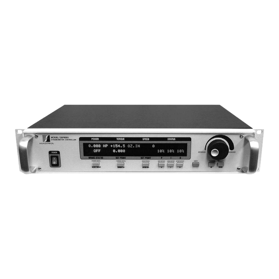 Magtrol DSP6001 User Manual