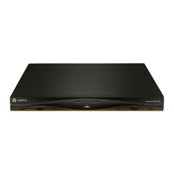 Vertiv Avocent MergePoint Unity Installer/User Manual