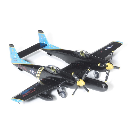 Monogram TWIN MUSTANG F-82G Manual