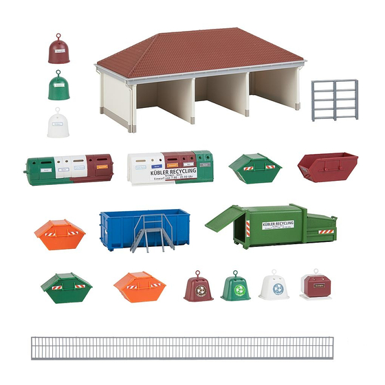 Faller RECYCLING DEPOT Manual