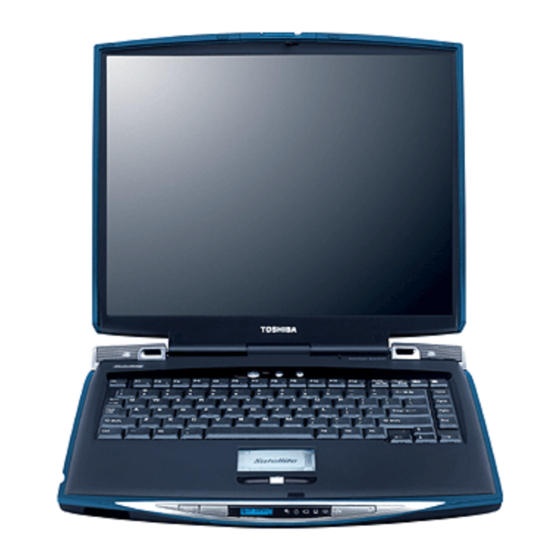 Toshiba 5105-S501 - Satellite - Pentium 4-M 1.7 GHz Manuals