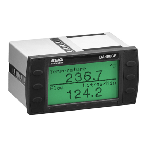 BEKA BA488CF-P PROFIBUS PA Manual