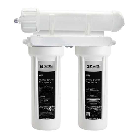 Puretec CO-RO270 Series User Manual