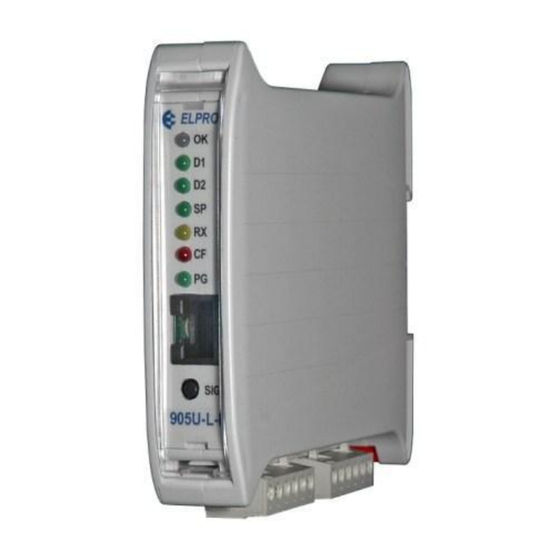ELPRO 905U-L Quick Start Manual