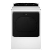 Whirlpool WED8500DR Installation Instructions Manual