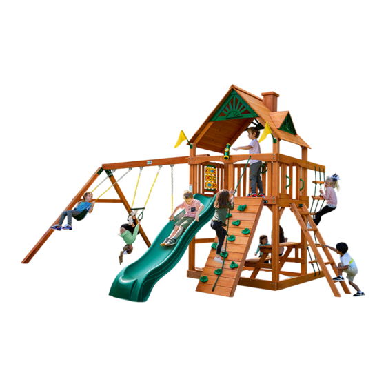 PlayNation Play Systems Horizon Clubhouse Wood Roof Manual