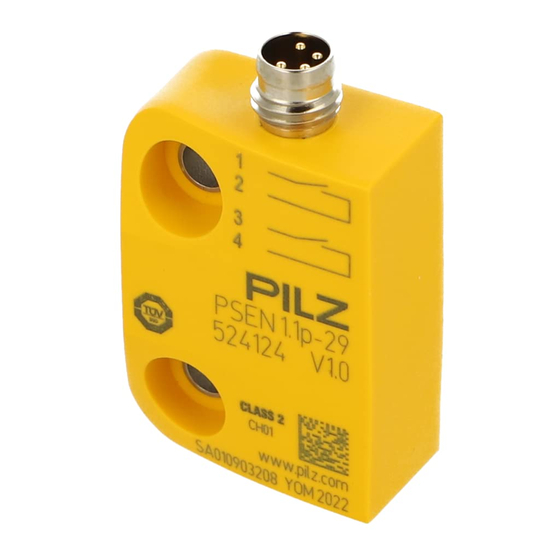Pilz PSEN 1.1p-29 Operating Manual
