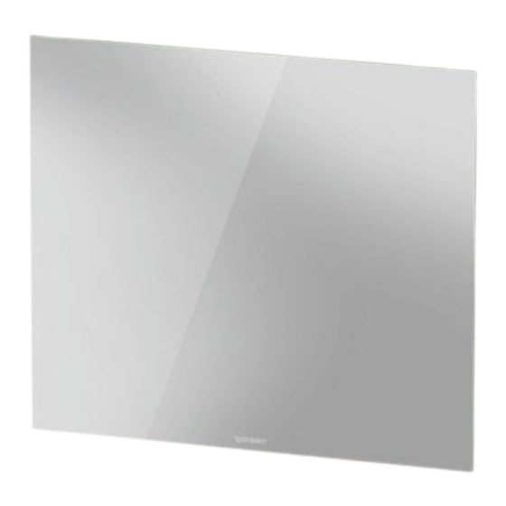 DURAVIT LM7826 D Mounting Instructions