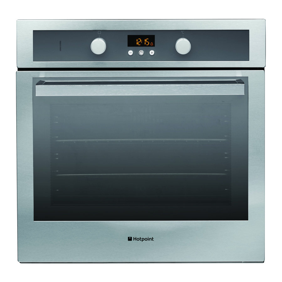 User Manuals: Hotpoint AHP662K/1 Oven Instructions