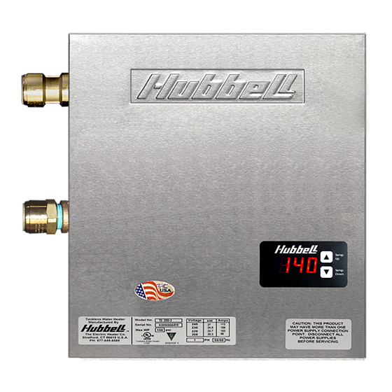 Hubbell TX Installation, Operation And Maintenance Manual