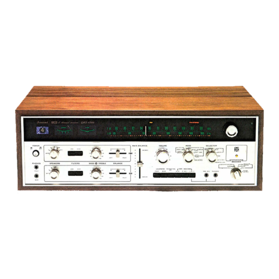 Sansui QR-6500 Manuals