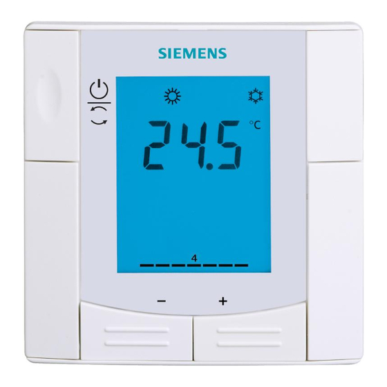 Siemens RDU341 Basic Documentation