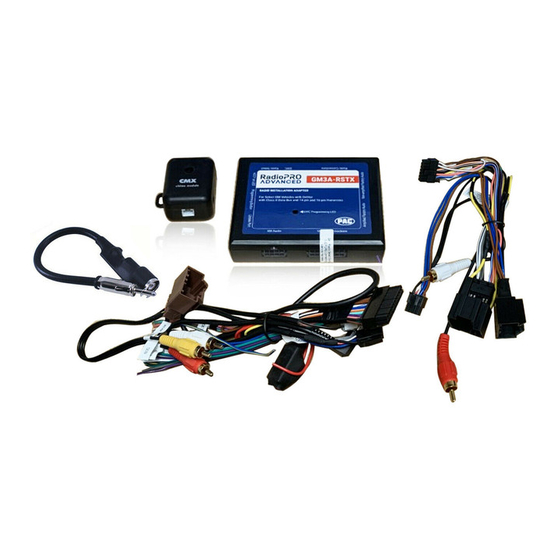 PAC GM3A-RSTX Manual