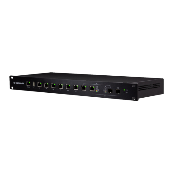 Ubiquiti EdgeRouter PRO Quick Start Manual