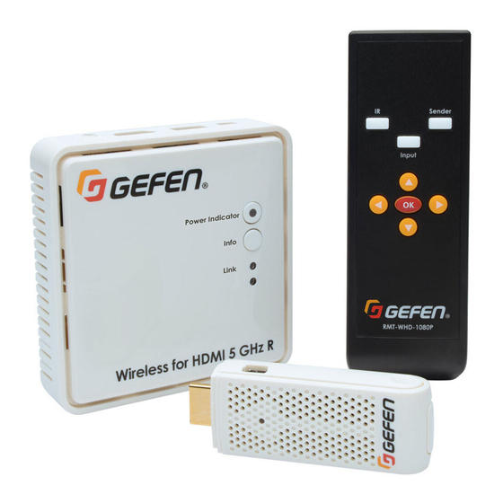 Gefen EXT-WHD-1080P-SR User Manual