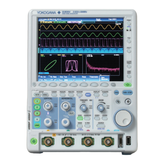 YOKOGAWA DLM 2000 Series Instructions Manual