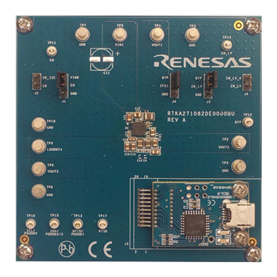 Renesas RTKA271082DE0000BU Manual