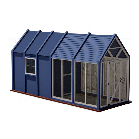 EASY COOPS 24x8 Chicken Coop Plan Manual