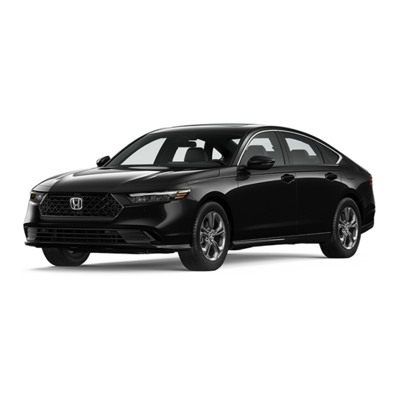 Honda ACCORD 2024 Owner's Manual