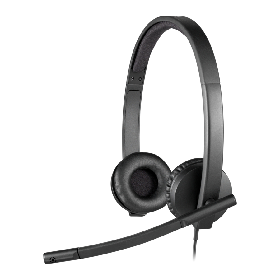 Logitech H570e - USB HEADSET Setup Manual | ManualsLib