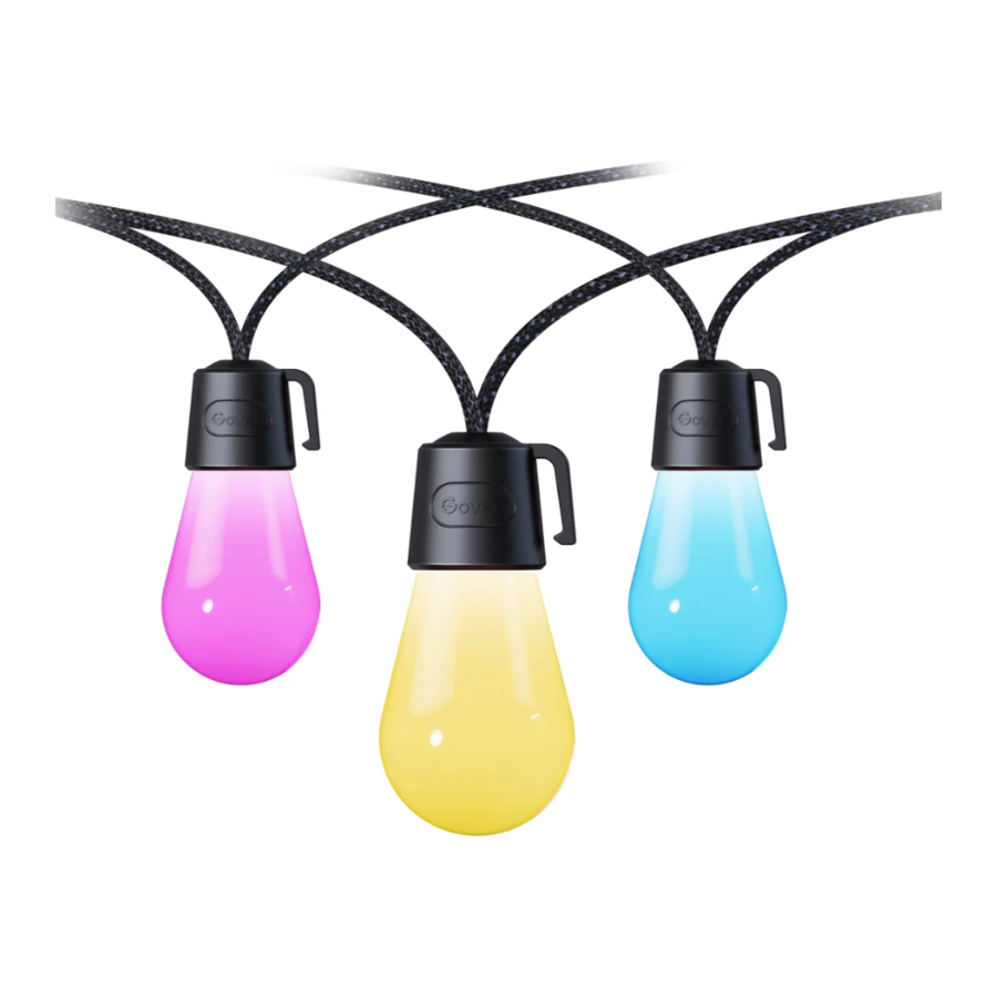 Govee H7020 - LED Bulb String Lights Manual