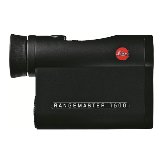 Leica Rangemaster CRF 1600 Manuals