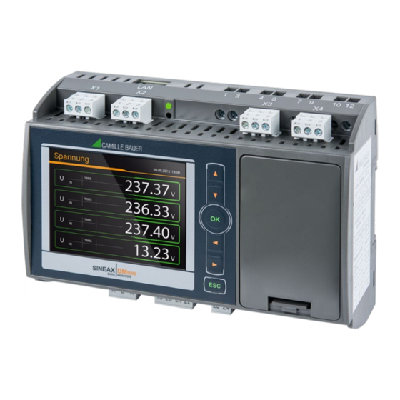 Camille Bauer SINEAX DM5000 Device Handbook
