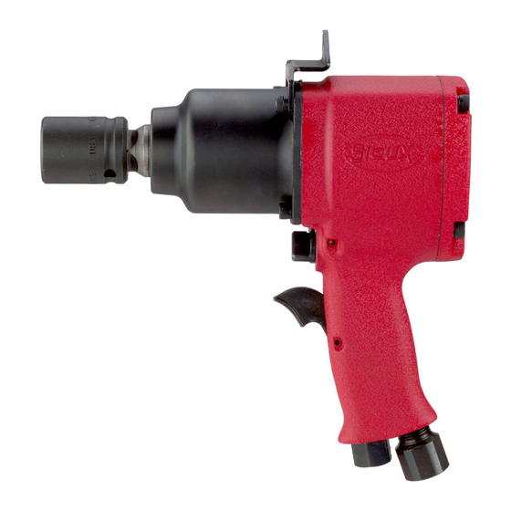 Sioux Tools IW75BP-6H Operator Instructions Manual